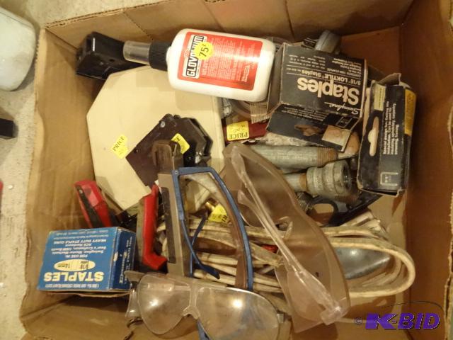 lot 105 image: Safety Glasses. Misc Hand Staples. Lots More...