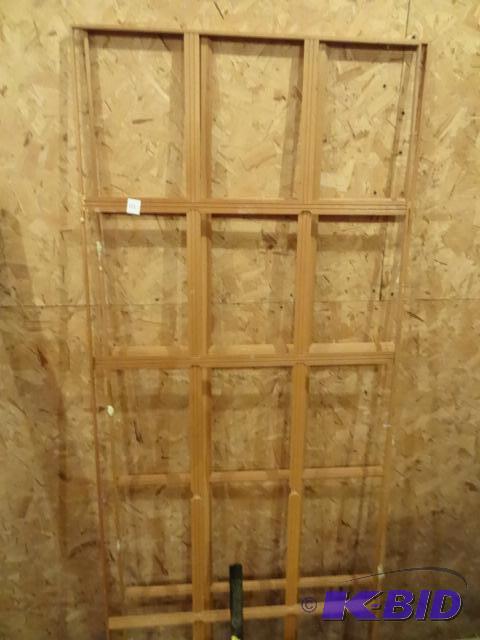 lot 112 image: 30 X 72 Window Grates Wood...