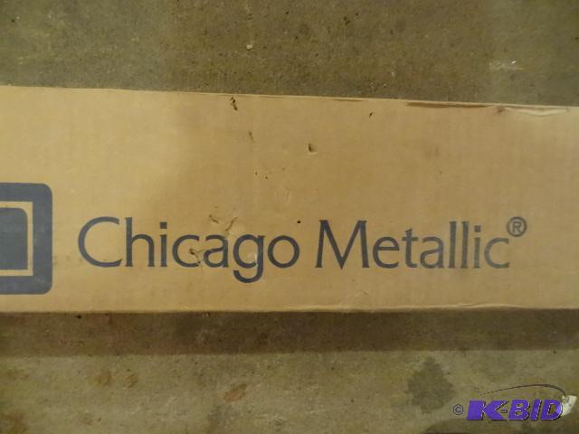 lot 120 image: Chicago Metallic Metal Ceiling Grid. Enough f...