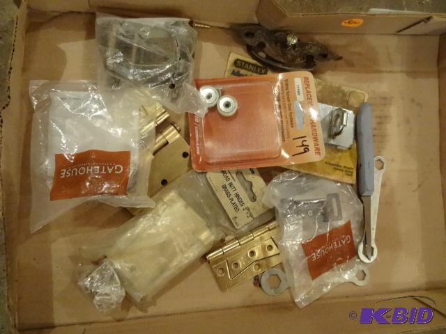 lot 122 image: Misc Hinges and Cabinet Hardware...