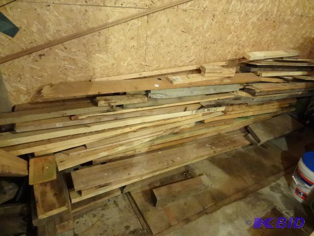 lot 130 image: Large Pile of Misc Wood. Buyer Takes All...