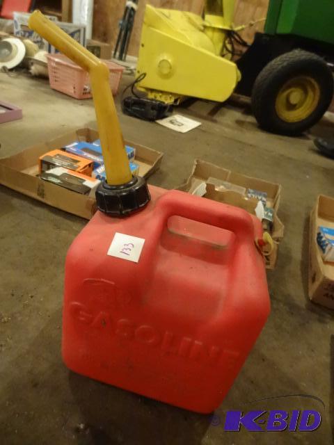 lot 133 image: 2 Gallon Gas Can...