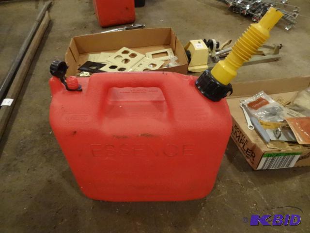lot 136 image: 2 12 Gal Plastic Gas Can...