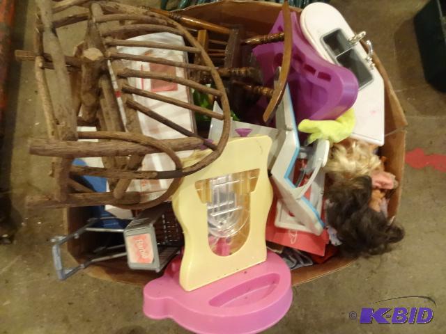 lot 143 image: Misc Doll House Accessories. Some are Barbie...