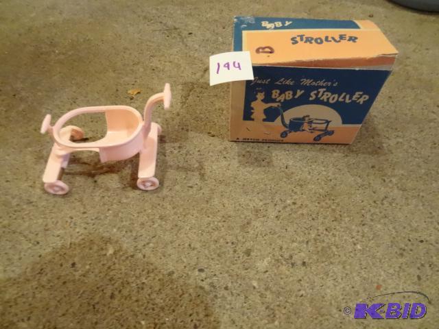 lot 194 image: Jeryco Vintage Baby Stroller. In Original Box...