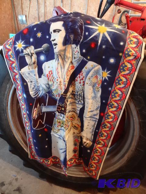 lot 208 image: Elvis Fabric Wall Hanging...