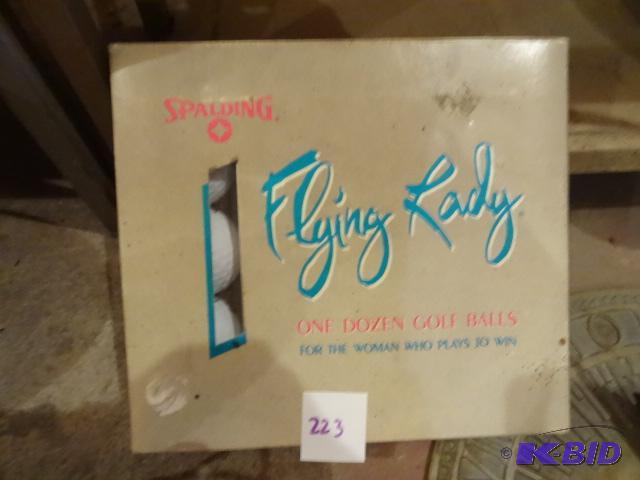 lot 223 image: Flying Lady Golf Balls. Qty 12...