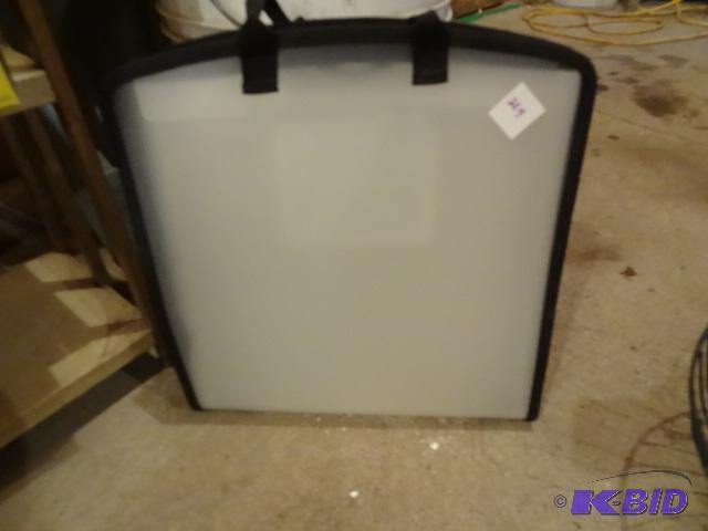 lot 229 image: Transparent Hand Carrying File Portfolio...