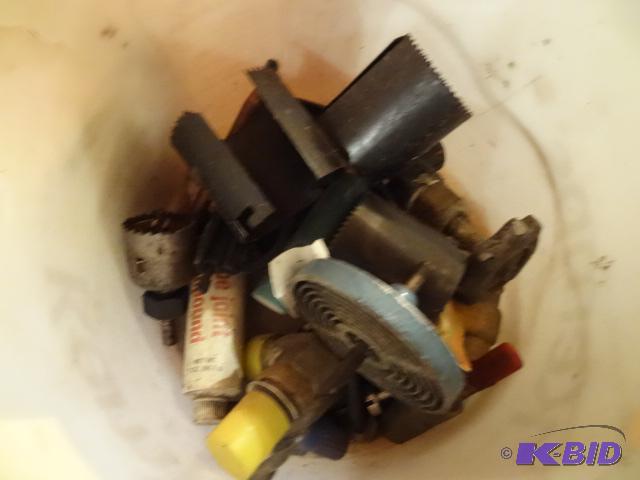 lot 23 image: Hole Saw Kit and Misc Pipe Fittings...
