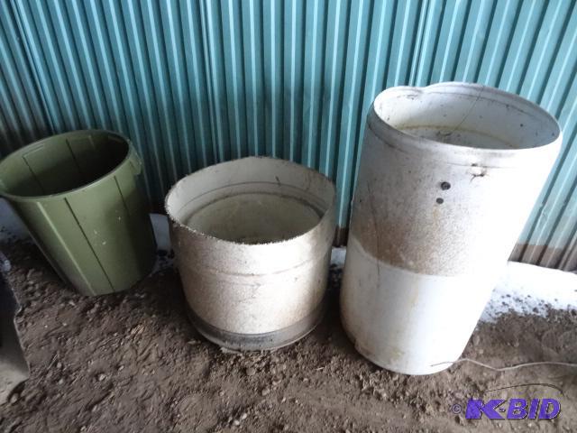lot 237 image: 4 Plastic Barrels...