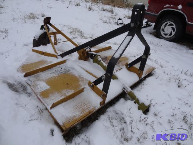 lot 3 image: 5 King Kutter Brush Mower. 3 pt. Used Very L...