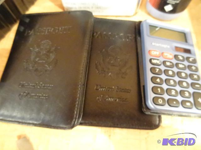 lot 63 image: Calculator, 2 Credit Card Holders...