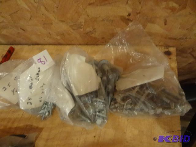 lot 81 image: 14" Bolts. Specialty Bolts. Screws...