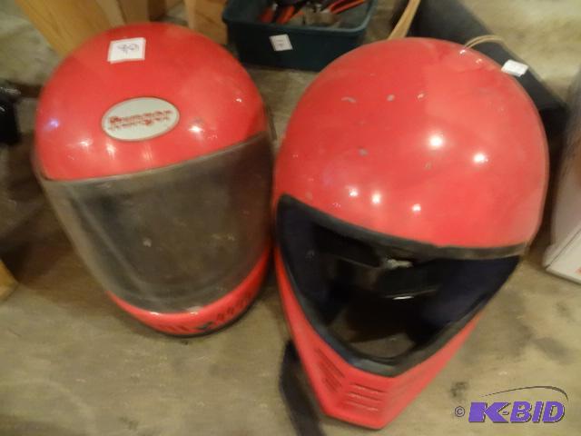 lot 90 image: Off road Helmet. 6 78. Motorcycle Helmet. No...