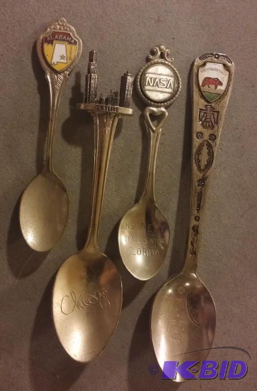 VINTAGE Souvenir collector spoons as shown...
