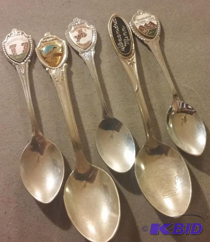 VINTAGE Souvenir collector spoons as shown...