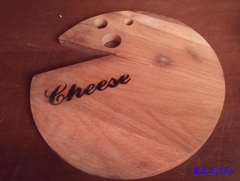 Wooden cheese board...