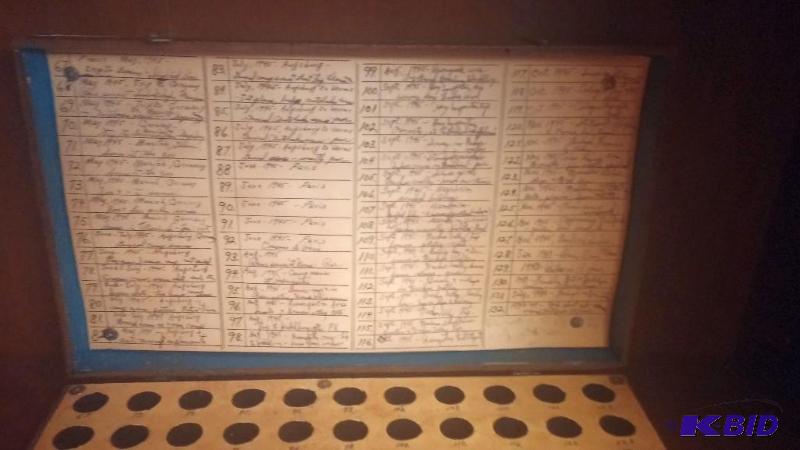 Vintage Auction Marker wooden boxes 1940s...