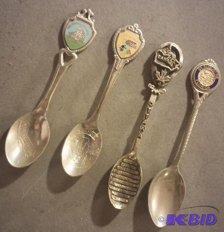 VINTAGE Souvenir collector spoons as shown...