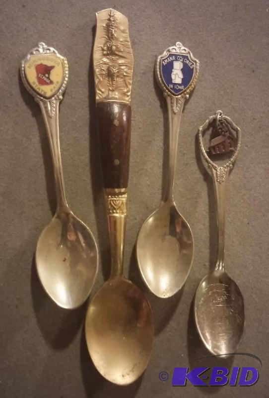 VINTAGE Souvenir collector spoons as shown...