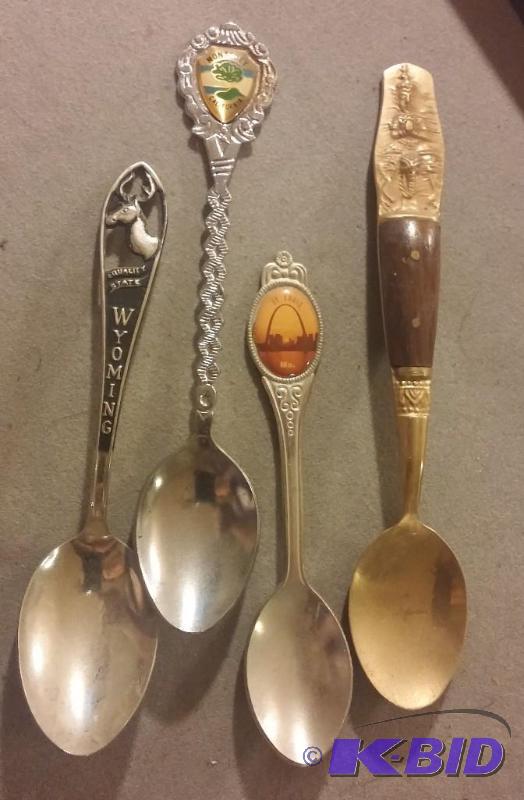 VINTAGE Souvenir collector spoons as shown...