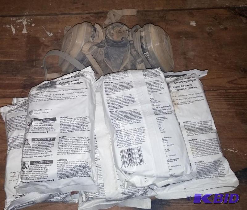 Respirator with 8 New filters...