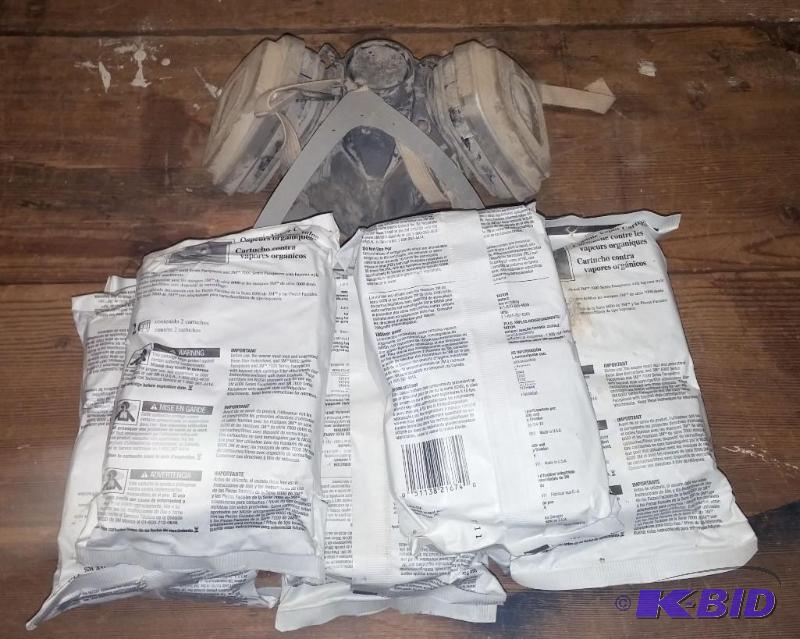 Respirator with 8 New filters...