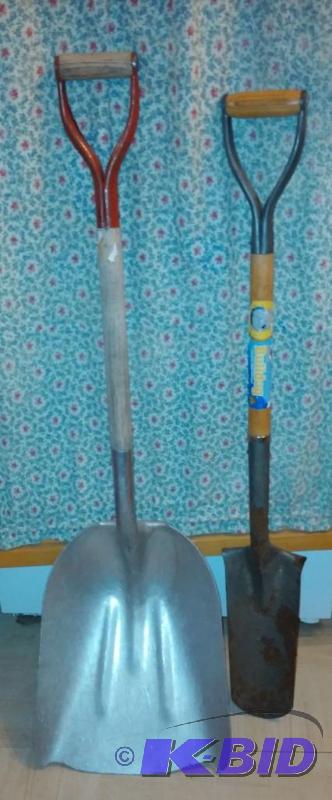 Two Shovels, scoop and spade...