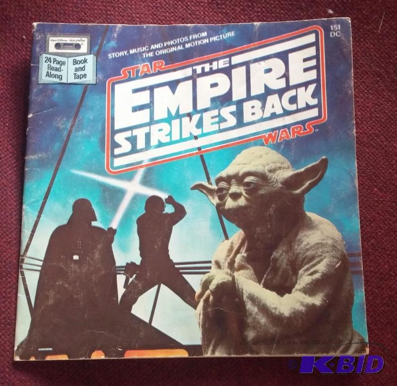 EMPIRE STRIKES BACK 24 PAGE READ ALONG BOOK...