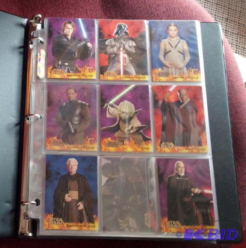 STAR WARS REVENG OF THE SITH TOPPS TRADING CA...
