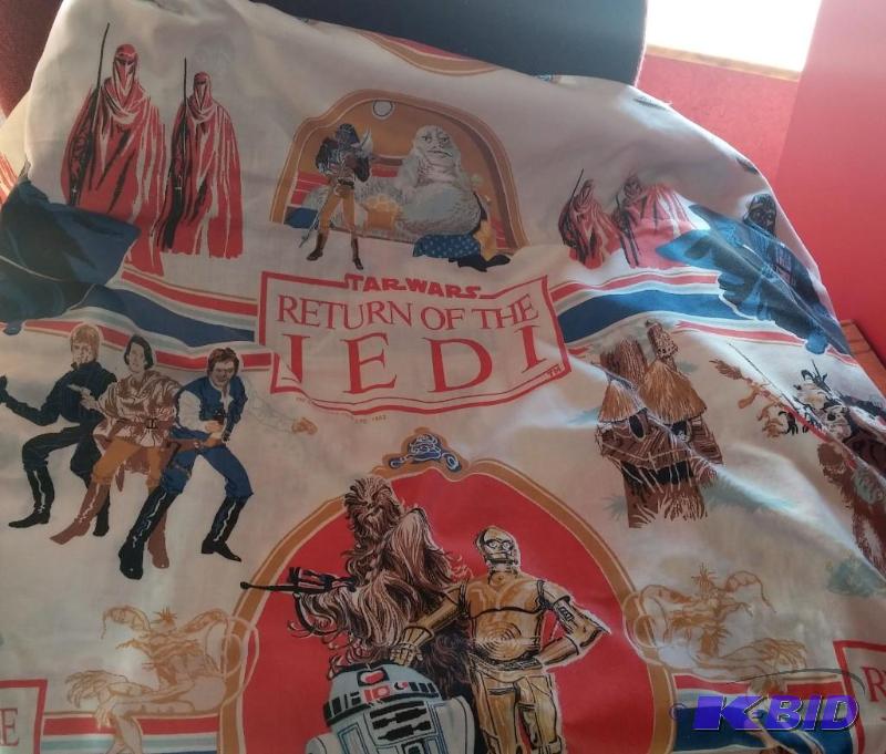 VINTAGE RETURN OF THE JEDI FLAT TWINSHEET...