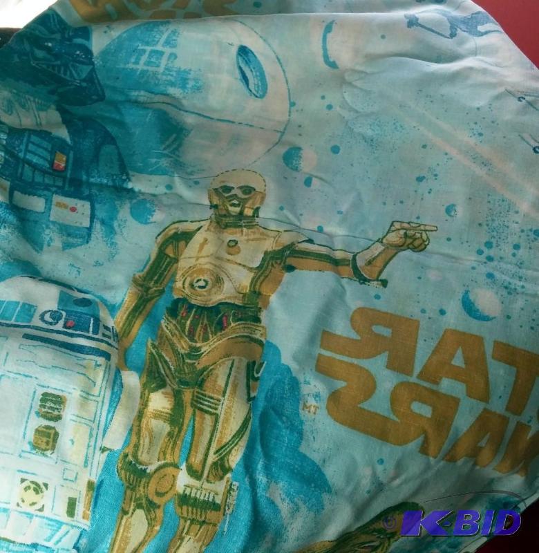 VINTAGE EMPIRE STRIKES BACK TWIN SIZED FLAT S...
