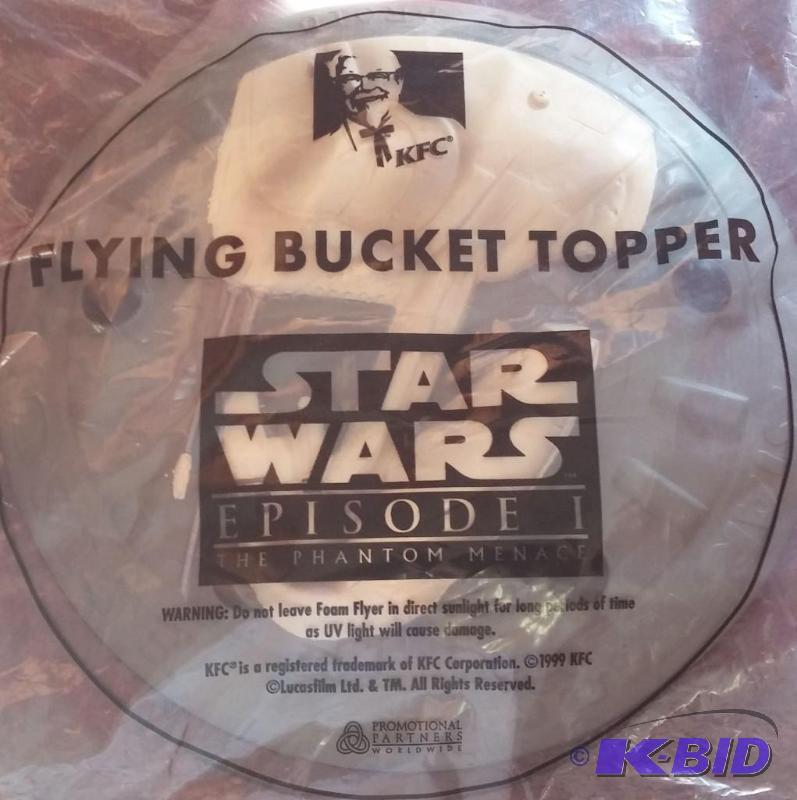 KFC JAR JAR BINKS FLYING BUCKET TOPPER...