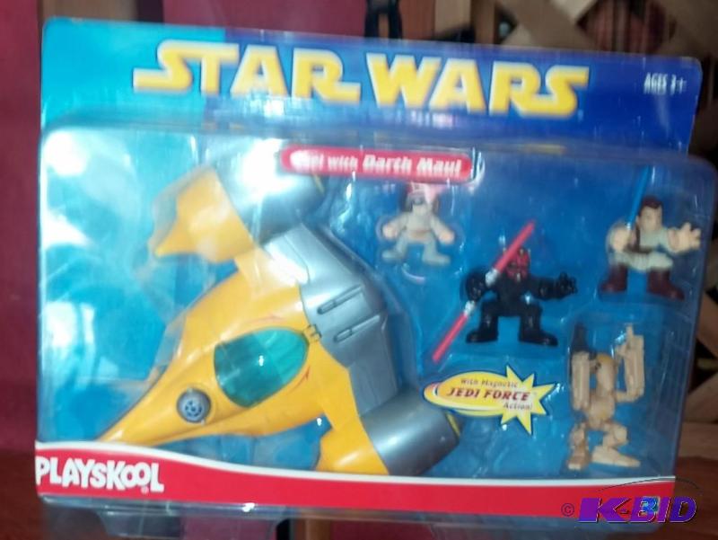 STAR WARS PLAYSKOOL DUEL WITH DARTH MAUL...