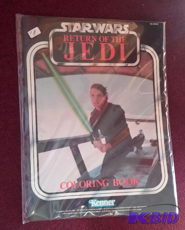 VINTAGE RETURN OF THE JEDI COLORING BOOK...