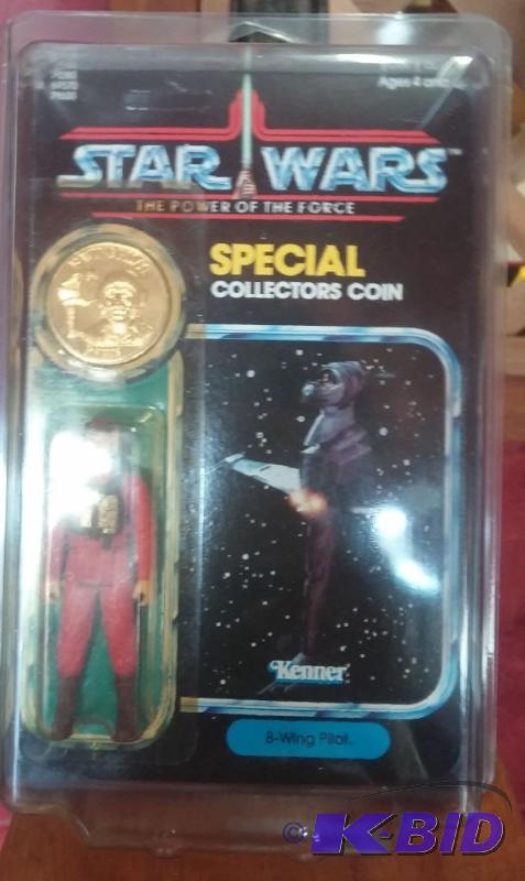 VINTAGE STAR WARS POWER OF THE FORCE B-WING P...