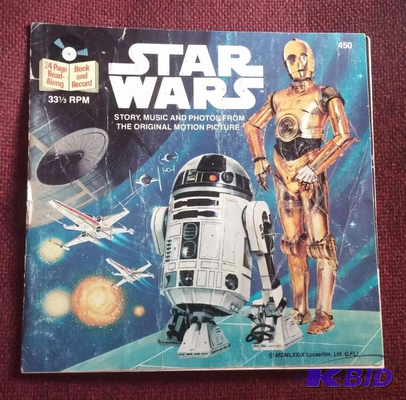 STAR WARS 24 PAGE READ ALONG BOOK AND RECORD ...