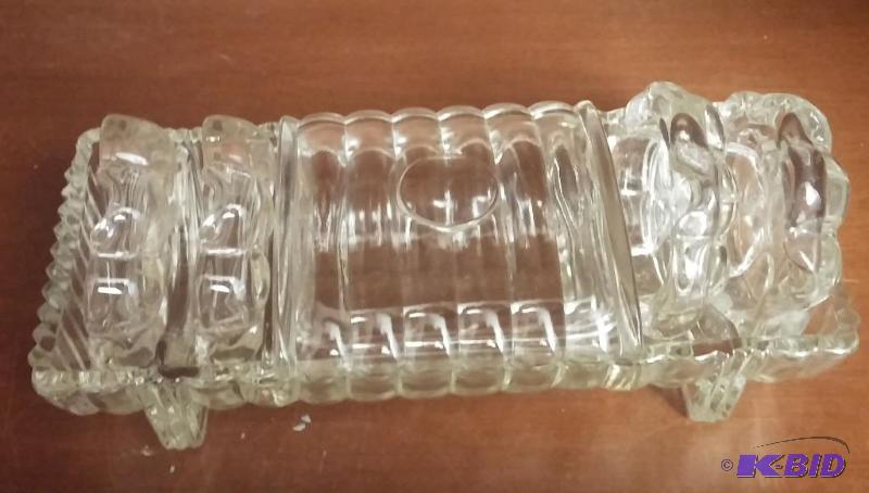 Vintage Clear Butter Server, great piece for ...