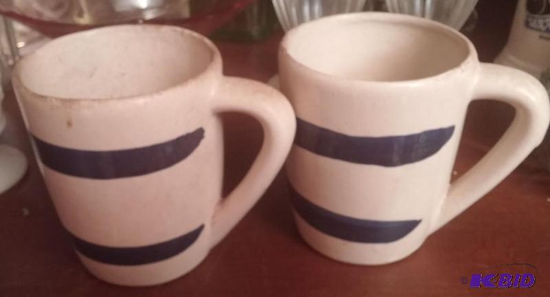 Set of 2 RRCP Co stone ware mugs...
