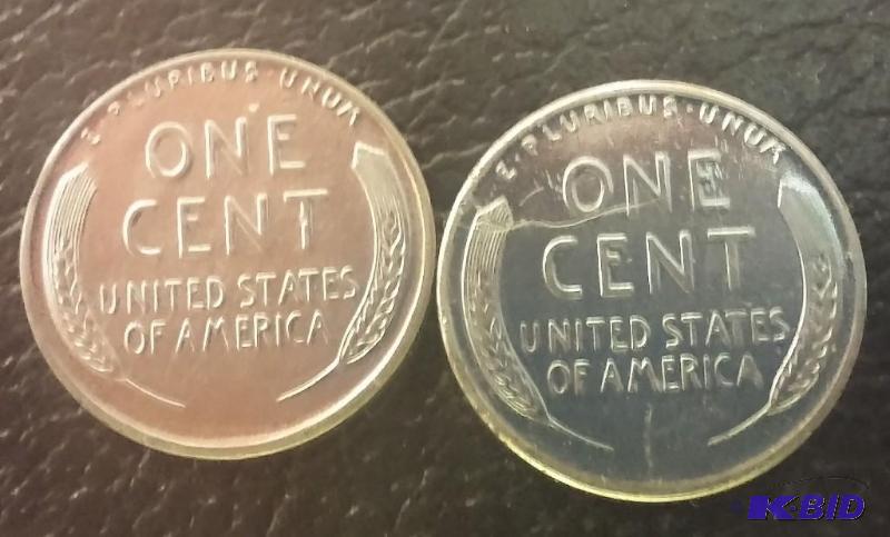 Lot of 2 Uncirculated Steel pennies...