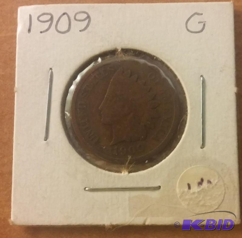 1909 Indian Head Penny-Good condition...