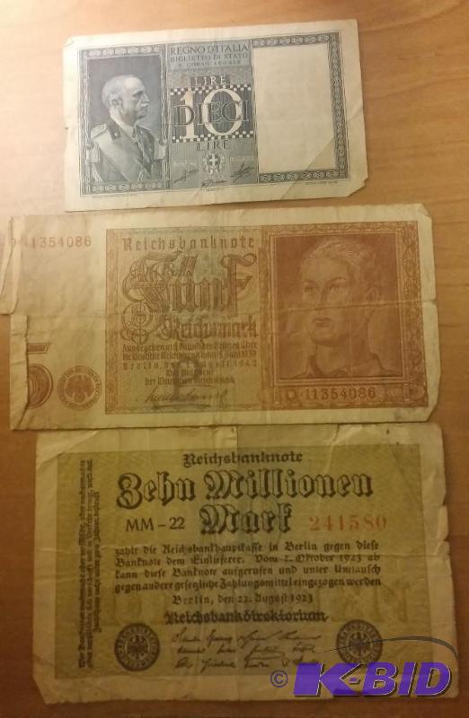 1923, 1942, 1935 Foreign Currency...