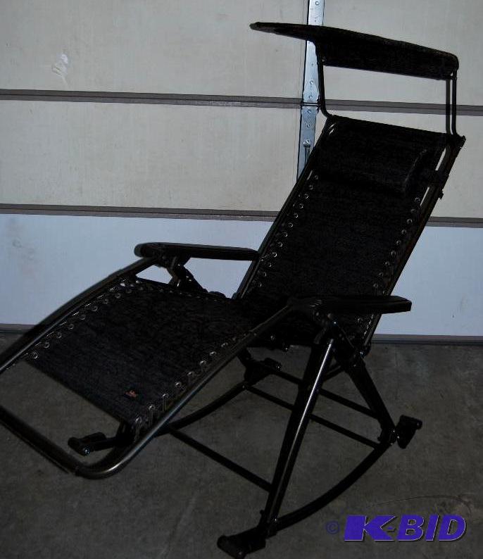 lot 20 image: Bliss Zero Gravity Chair  Rocker with Sun Ca...