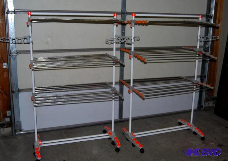 lot 63 image: Pair of MicroHearth Premium Laundry Drying Ra...