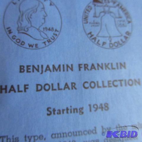 lot 102 image: Franklin Half Dollars