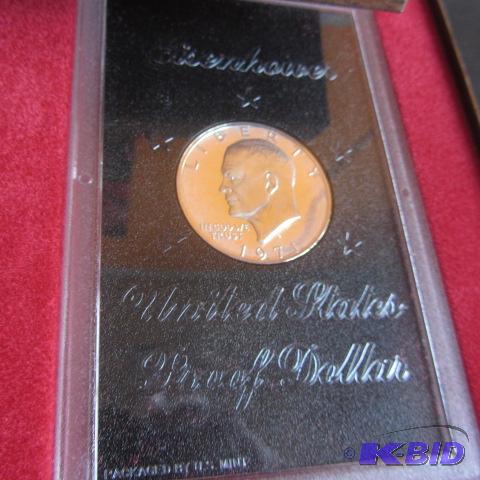 lot 126 image: Eisenhower Silver Dollars