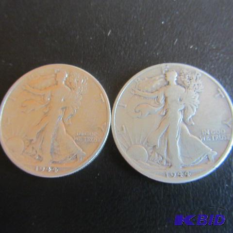 lot 137 image: 1944 Liberty Half Dollars