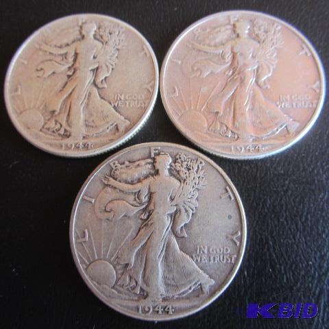 lot 139 image: 1944 Liberty Half Dollars