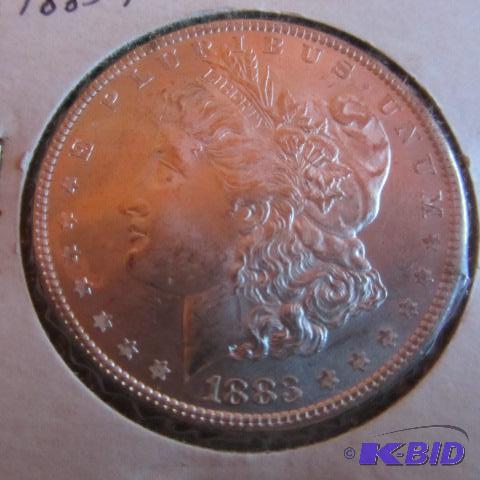 lot 17 image: 1883 Morgan Silver Dollar