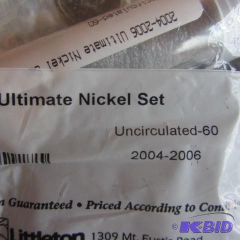 lot 190 image: Uncirculated Nickels